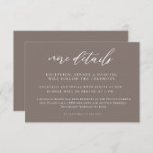 Carte de boîtier Mariage de calligraphie spectacul (Devant / Derrière)