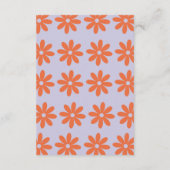 Carte de boîtier Mariage de marguerite (Dos)