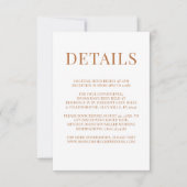 Carte de boîtier Mariage en terre cuite florale (Devant)