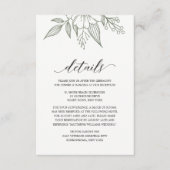 Carte de boîtier Mariage floral simple et élégant (Devant)