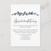 Carte de boîtier Mariage floral vert argent Sage (Devant)