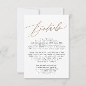 Carte de boîtier Mariage Gold Calligraphy (Devant)