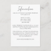 Carte de boîtier Mariage minimaliste Narcissus (Devant)