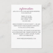 Carte de boîtier Mariage minimaliste violet (Devant)