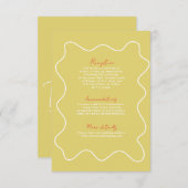 Carte de boîtier Mariage moderne et coloré (Devant / Derrière)