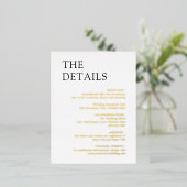 Carte de boîtier Mariage moderne Natasha Monogram (Debout devant)