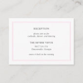 Carte de boîtier Mariage moderne Peony Pink (Devant)