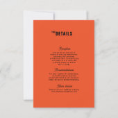 Carte de boîtier Mariage moderne Retro Funky (Devant)