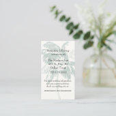 Carte de boîtier Mariage Palm Tree (Debout devant)