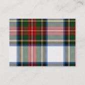 Carte de boîtier Mariage plaid Stewart (Dos)