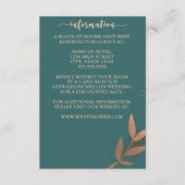 Carte de boîtier Mariage pour feuilles d'automne d (Devant)