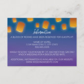 Carte de boîtier Mariage pour lanternes lumineuses (Devant)