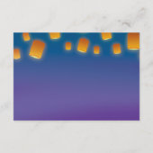 Carte de boîtier Mariage pour lanternes lumineuses (Dos)