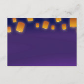 Carte de boîtier Mariage pour lanternes lumineuses (Dos)