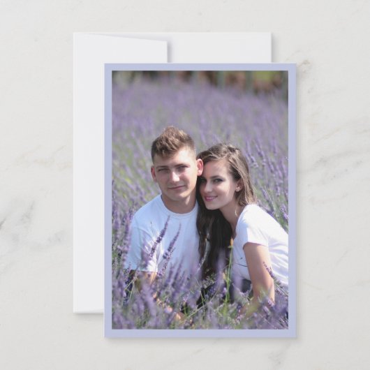 Carte de boîtier Mariage QR Code photo simple et m (Dos)