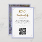 Carte de boîtier Mariage QR Code photo simple et m (Devant / Derrière)