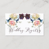 Carte de boîtier Mariage rose pâle de la marine de (Devant)