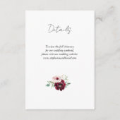 Carte de boîtier Mariage Rose romantique (Devant)