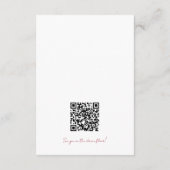 Carte de boîtier Mariage Rose romantique (Dos)