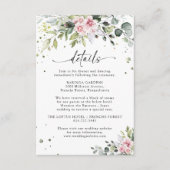 Carte de boîtier Mariage rose vif (Devant)