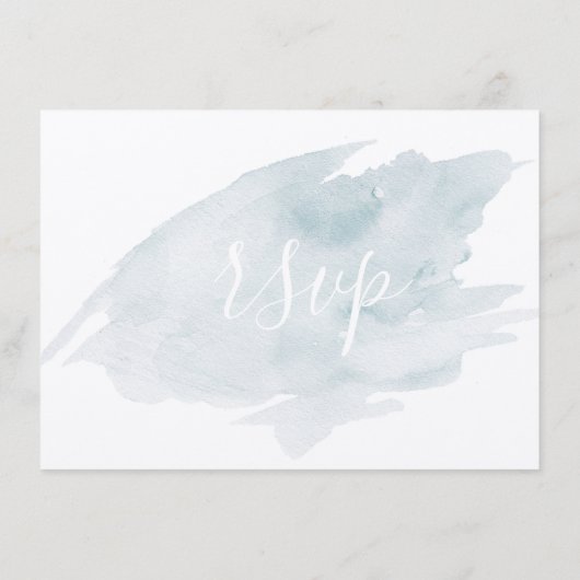 Carte de boîtier Mariage RSVP en deux exemplaires (Dos)