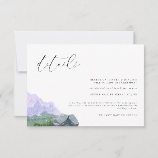 Carte de boîtier Mariage rustique de la forêt de m (Devant)