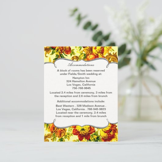 Carte de boîtier Mariage Springtime (Debout devant)