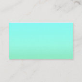 Carte de boîtier Mariage vert Aquamarine et Mint (Dos)