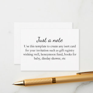 Carte de boîtier minimaliste Mariage moderne