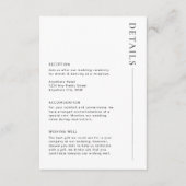 Carte de boîtier minimaliste moderne (Devant)