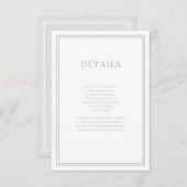 Carte de boîtier minimaliste moderne (Devant / Derrière)