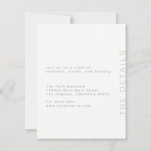 Carte de boîtier moderne (Devant)