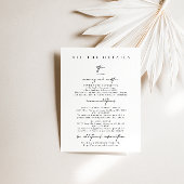 Carte de boîtier moderne simple Mariage Détails