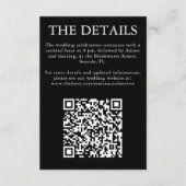 Carte de boîtier monographique noir et blanc class (Devant)