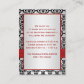 Carte de boîtier noir, argenté, rouge RIBBON IMPRI (Dos)