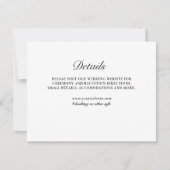 Carte de boîtier noir et blanc de forme classique (Devant)