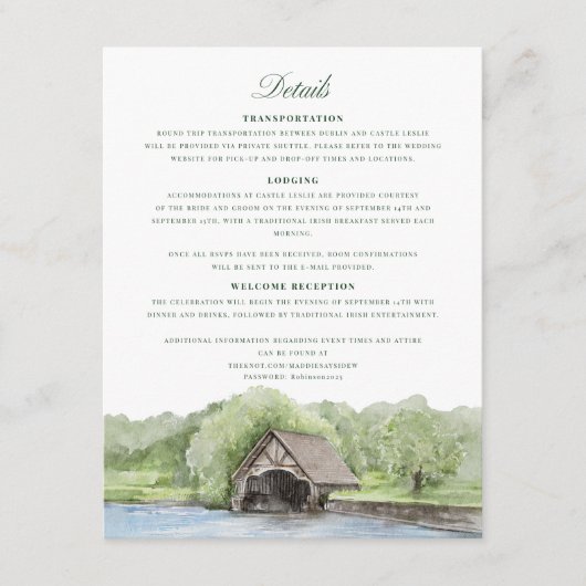 Carte de boîtier personnalisée (Devant)