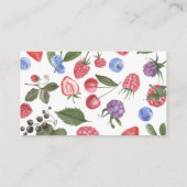 Carte de boîtier personnalisée Berry Sweet (Dos)