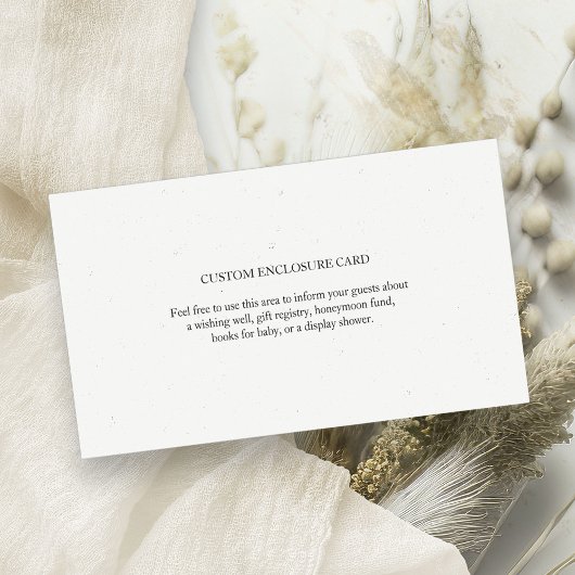 Carte de boîtier personnalisée minimaliste