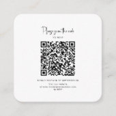 Carte de boîtier photo du code QR du site web mari (Devant)