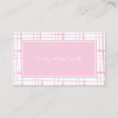 Carte de boîtier pour bébé écolière rose (Devant)