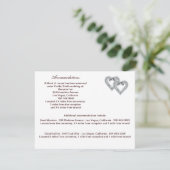 Carte de boîtier pour coeur de citron personnalisé (Debout devant)