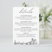 Carte de boîtier pour le Mariage Spokane (Debout devant)