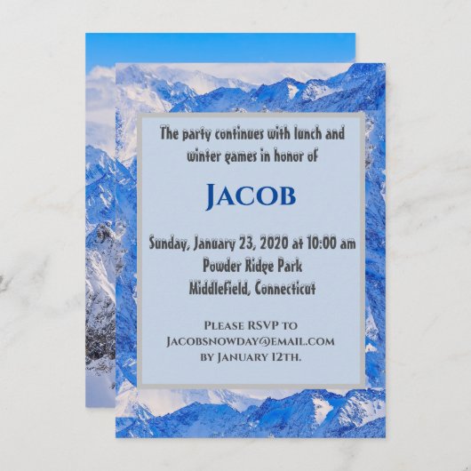 Carte de boîtier pour montures givrées (Devant / Derrière)