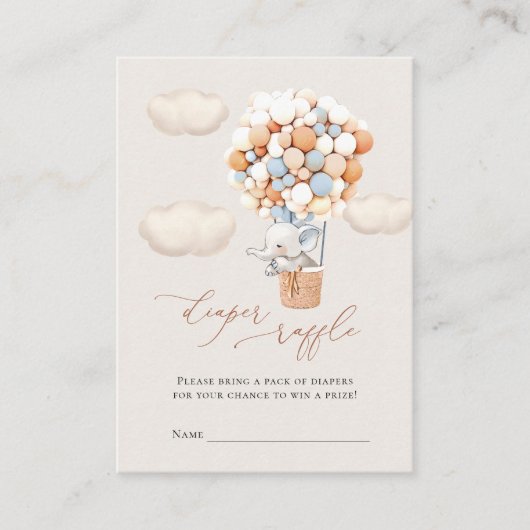 Carte de boîtier pour rabat éléphant (Devant)