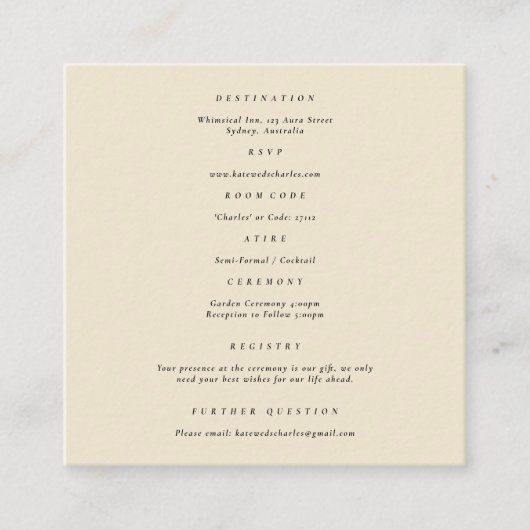 Carte de boîtier Qr Code personnalisée Photo moder (Devant)