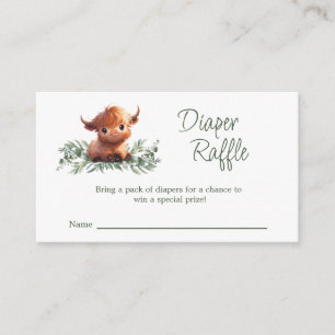 Carte de boîtier RAFFLE DIAPER DE VACHE SAINTE
