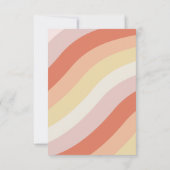 Carte de boîtier Retro les années 70 Terracotta Dé (Dos)