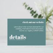 Carte de boîtier rétro moderne (Debout devant)