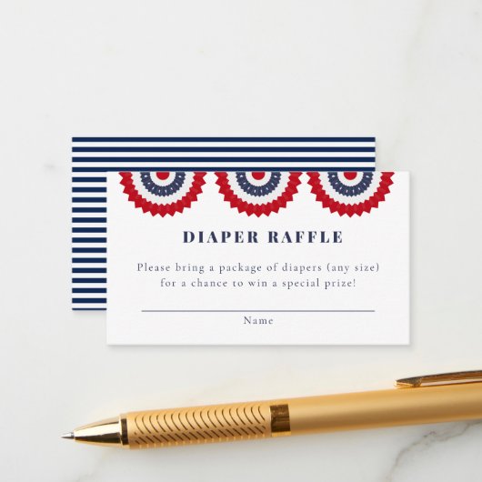 Carte de boîtier rouge blanc et Baby shower dû (Devant/Arrière en situation)